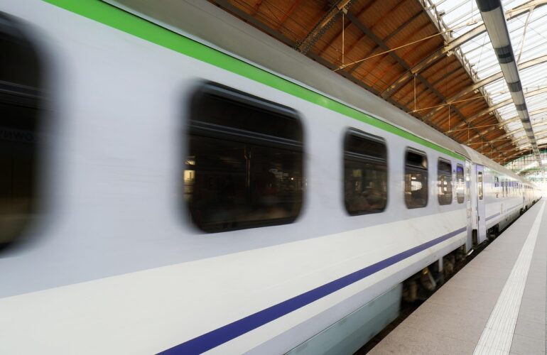 Treno in movimento